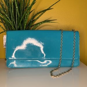 TURQUOISE 'SIMLER' CLUTCH